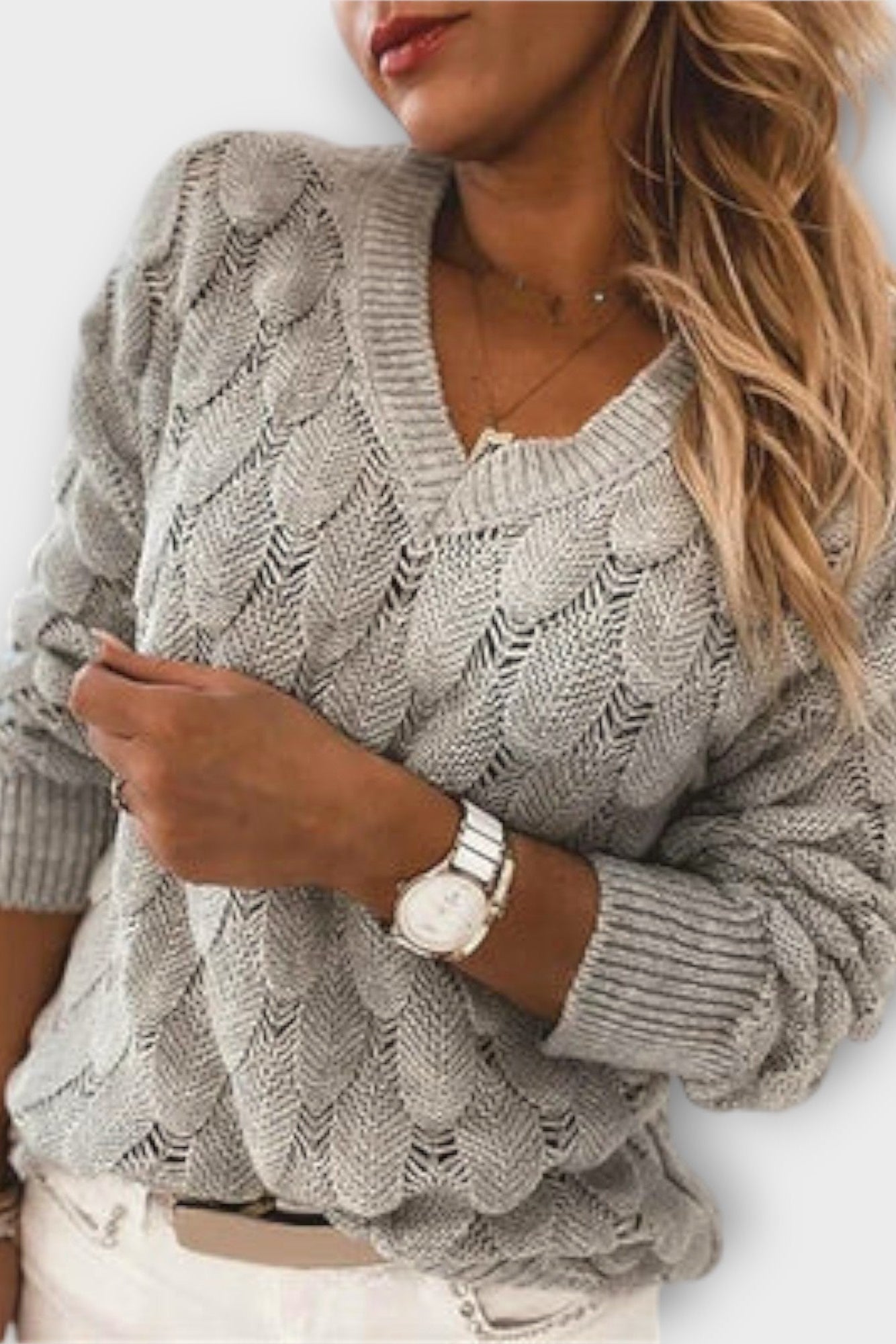 Agnes | Pullover de Decote em V