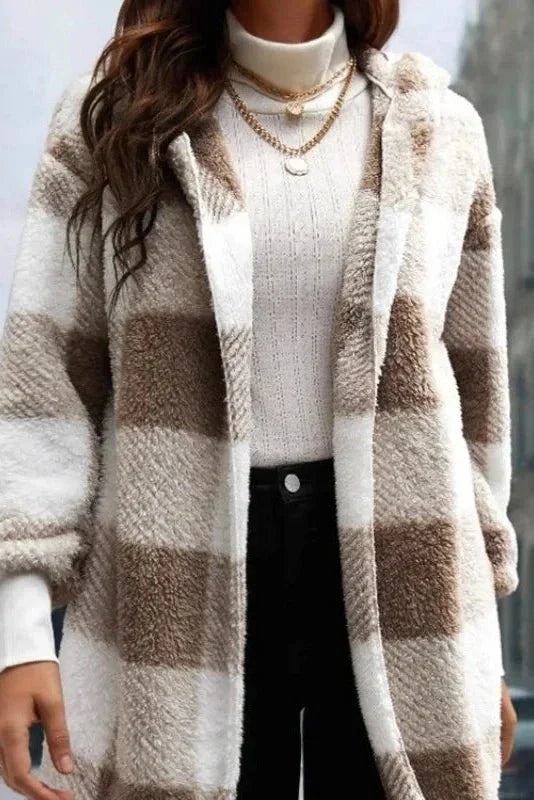 Alberte | Sweatshirt com Capuz Xadrez