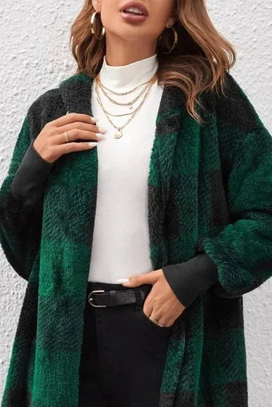 Alberte | Sweatshirt com Capuz Xadrez