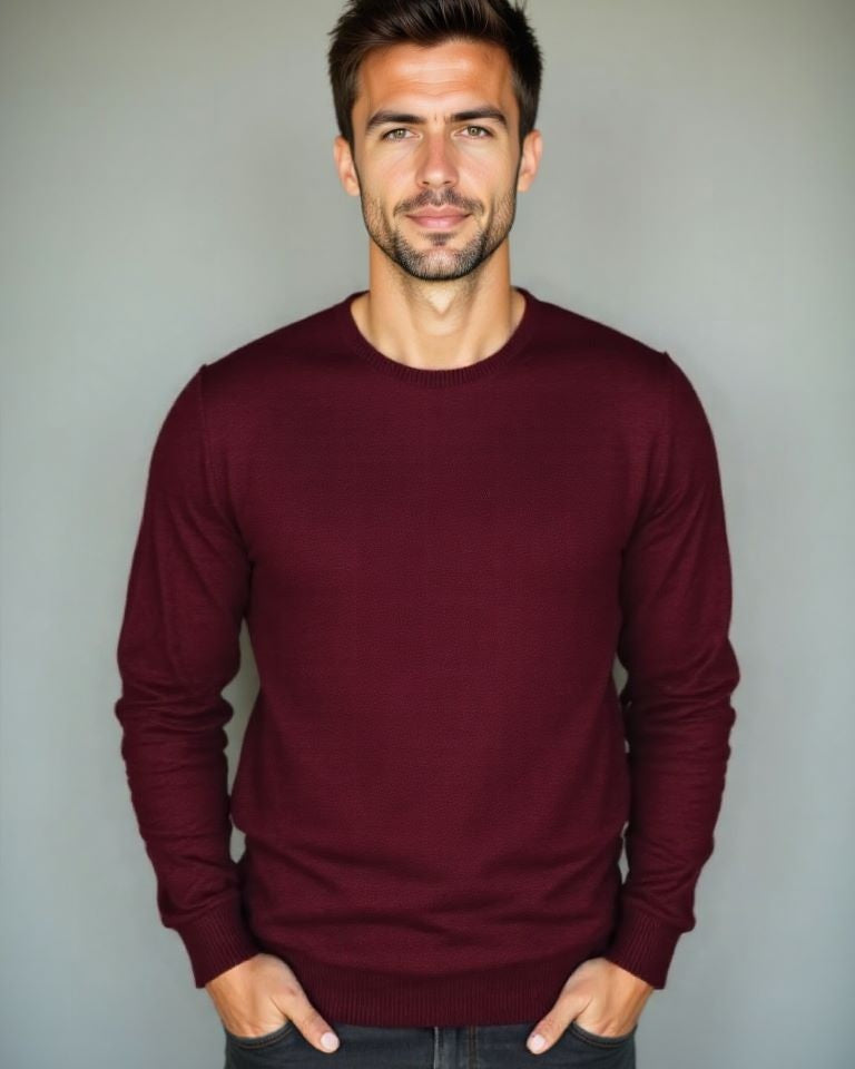 Anders™ | Pullover de Gola Redonda