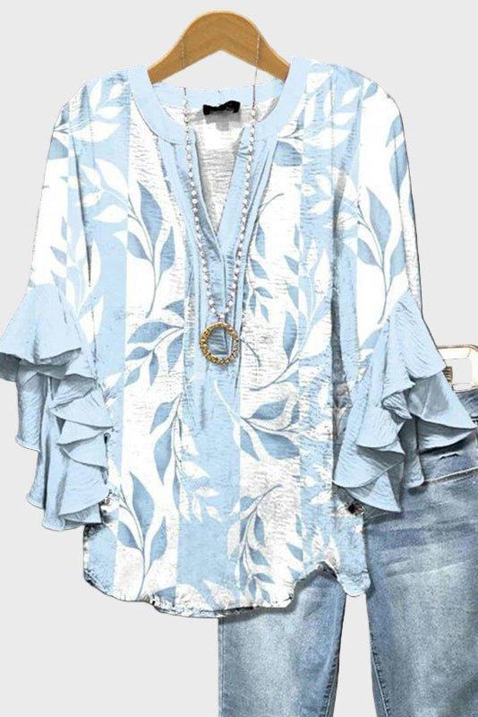 Anna | Blusa Azul Claro