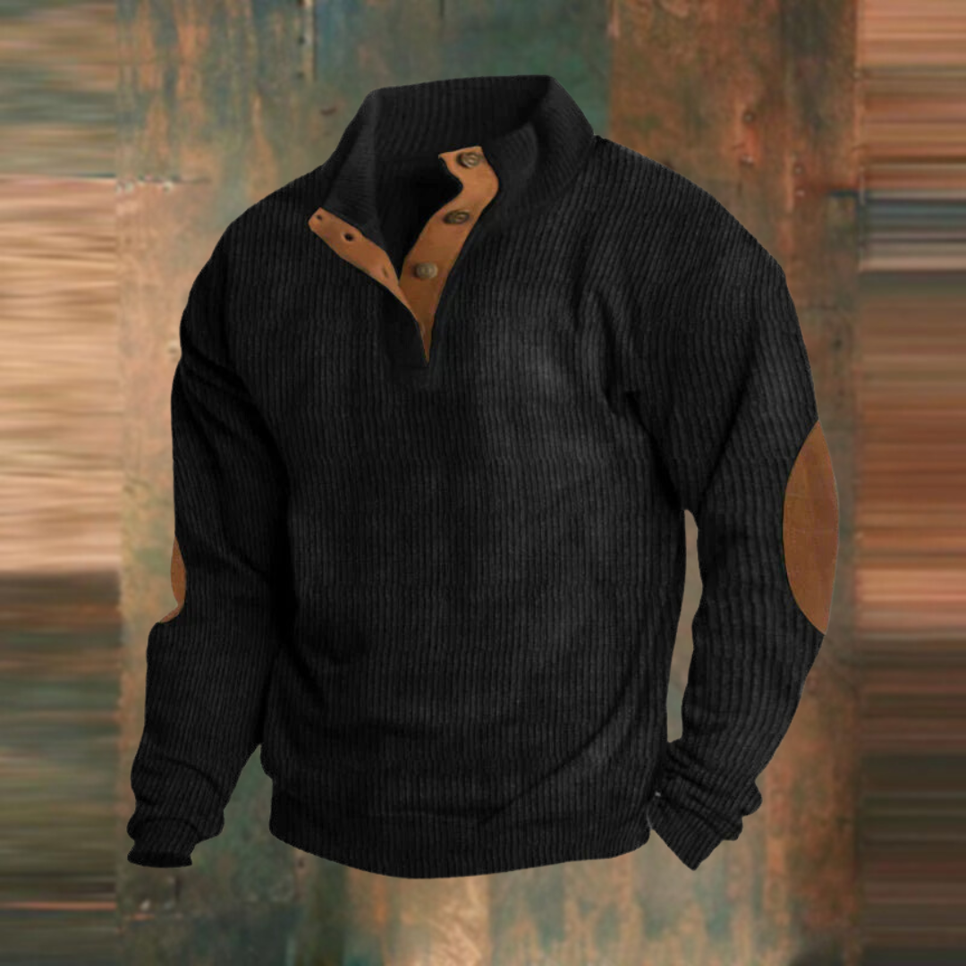 Aubin™ | Stylish Ribbed Sweatshirt