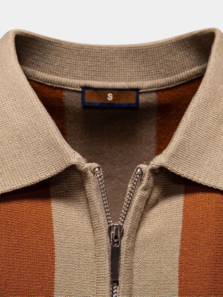 Bo™ | Polo Listrado Marinho