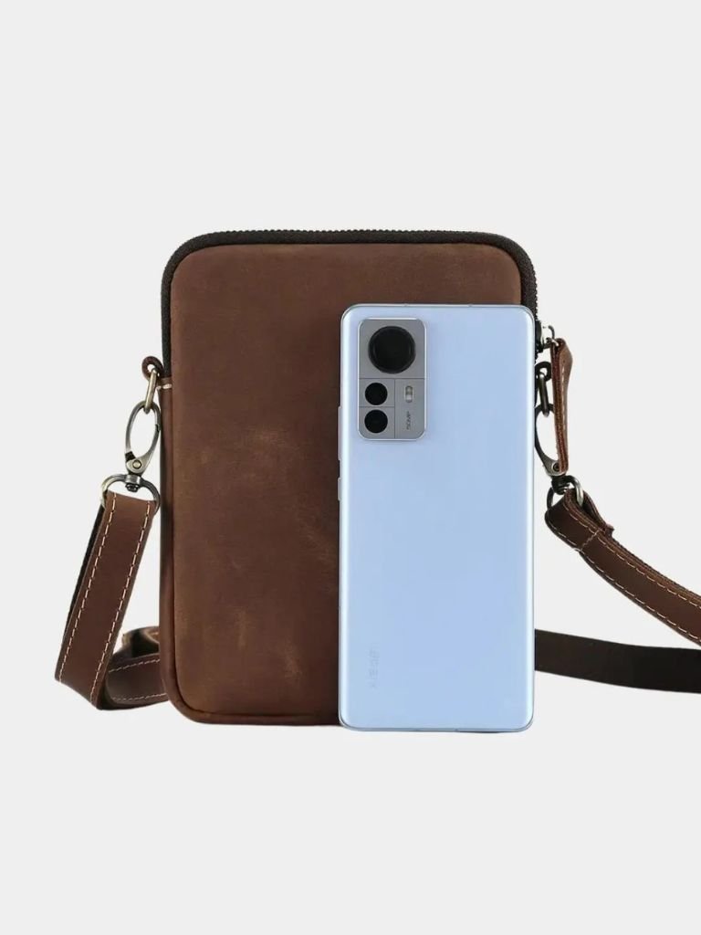 Carl™ | Mala de Ombro Minimalista em Couro