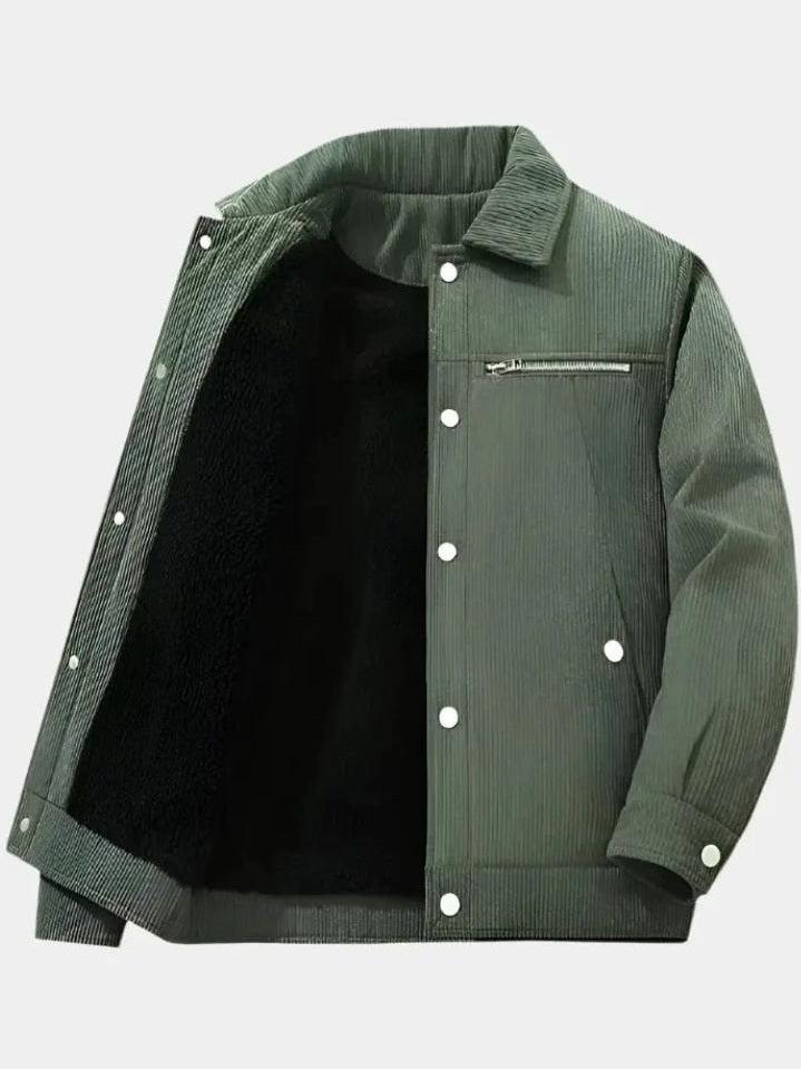 Corde™ | Casaco Sherpa em Veludo Cotelê