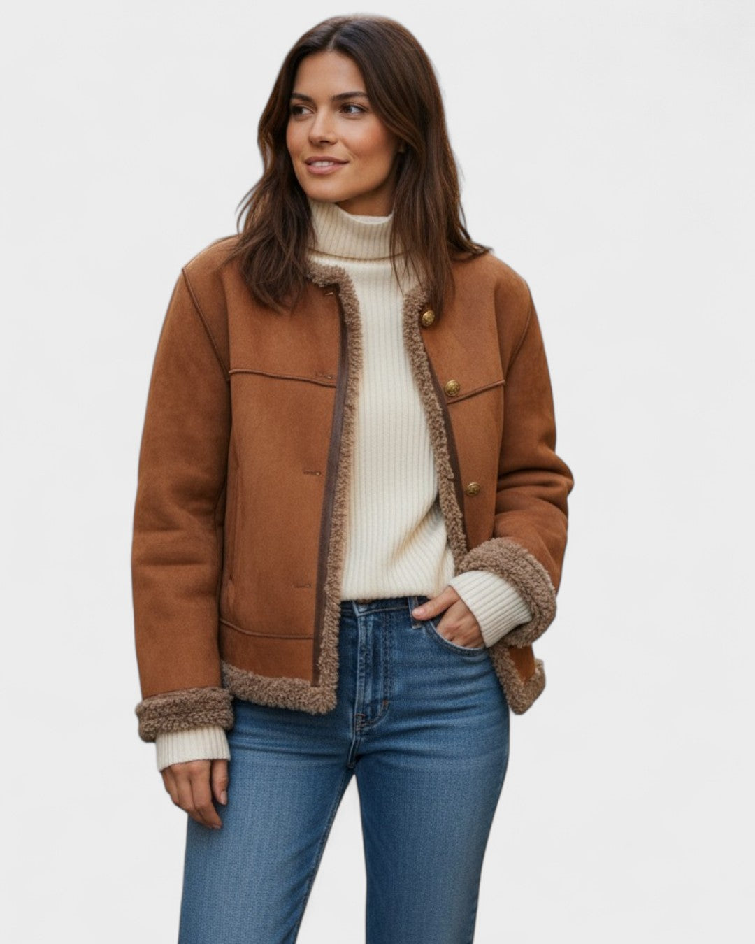 Ellinor™ | Casaco de Pele de Ovelha