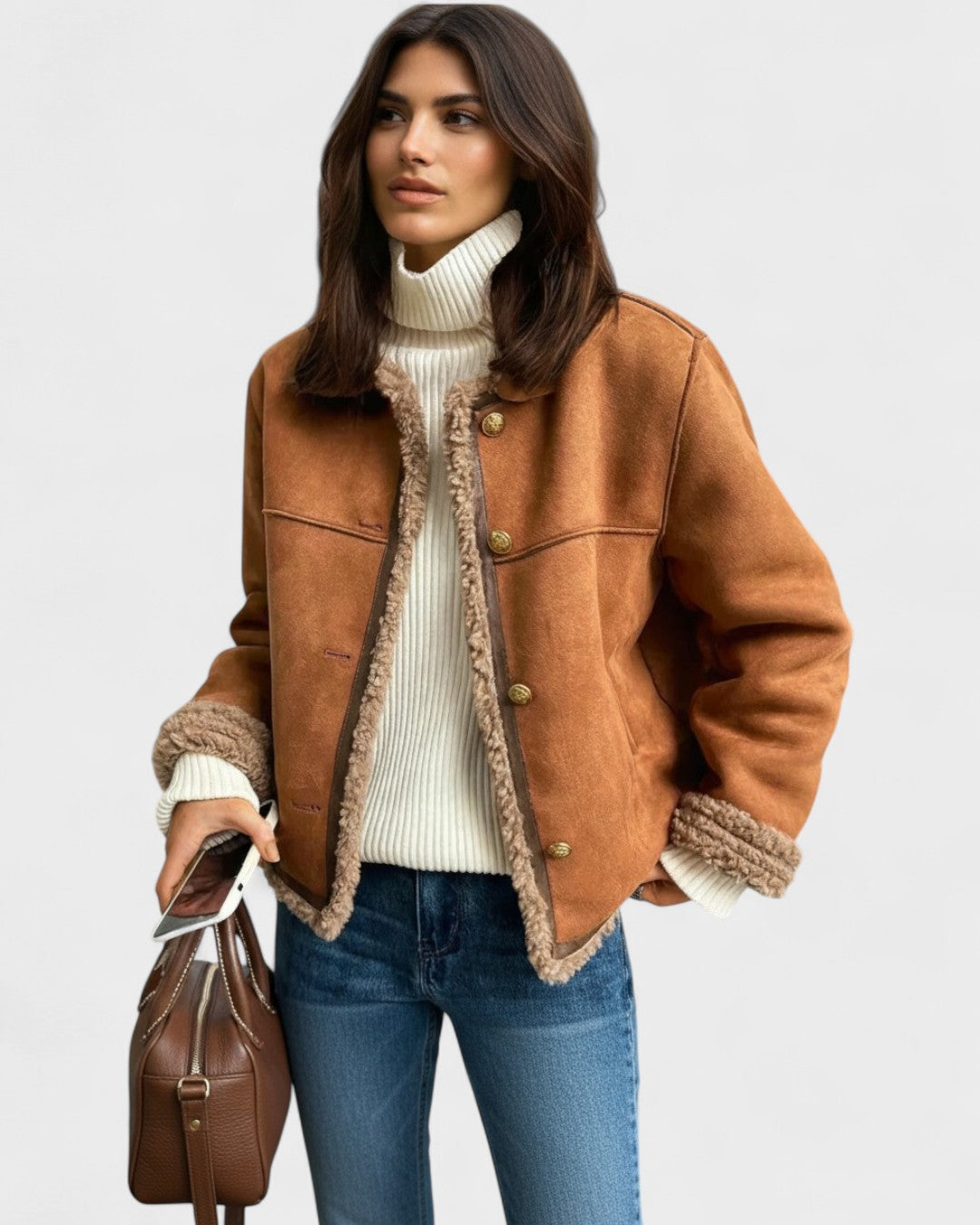 Ellinor™ | Casaco de Pele de Ovelha