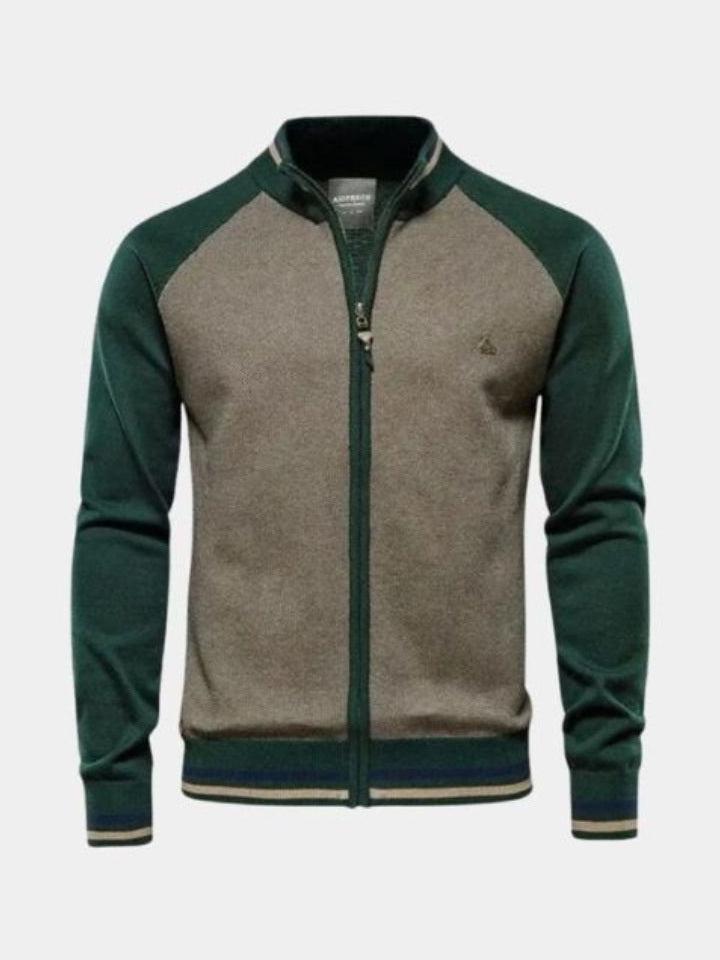 Felix™ | Cardigan de Lã com Zíper