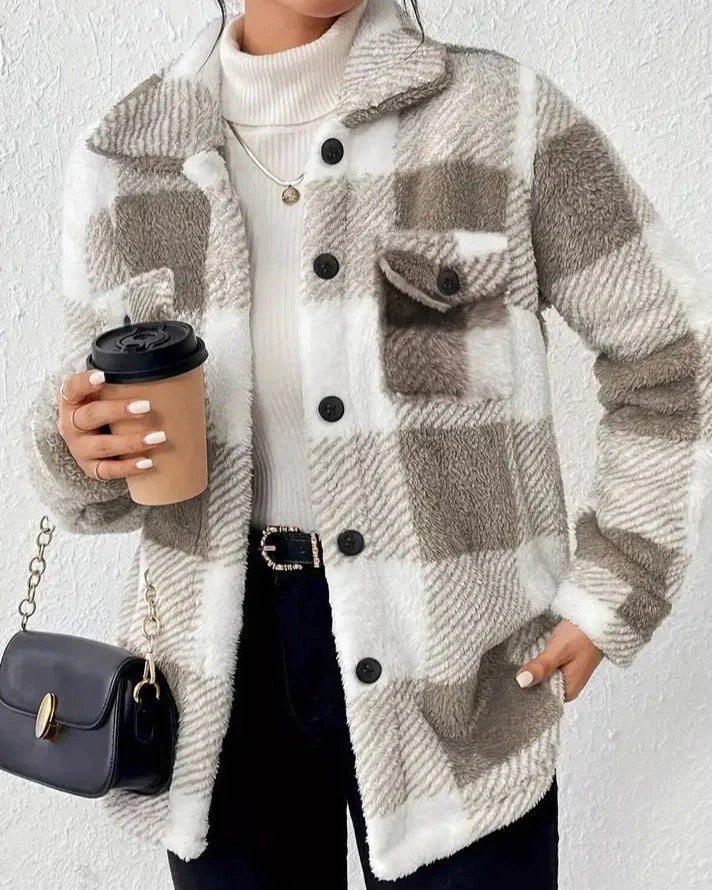 Gitte | Casaco de fleece elegante