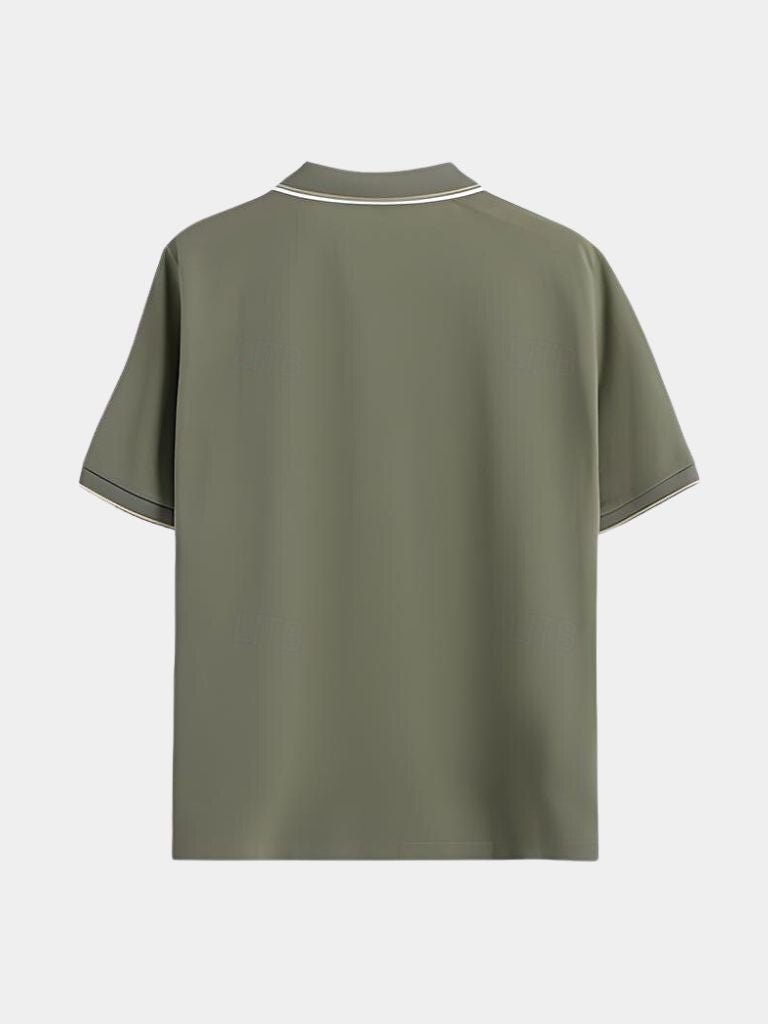 Jesper™ | Polo V-hals Noir