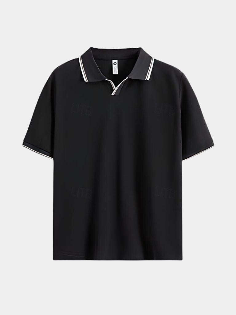 Jesper™ | Polo V-hals Noir