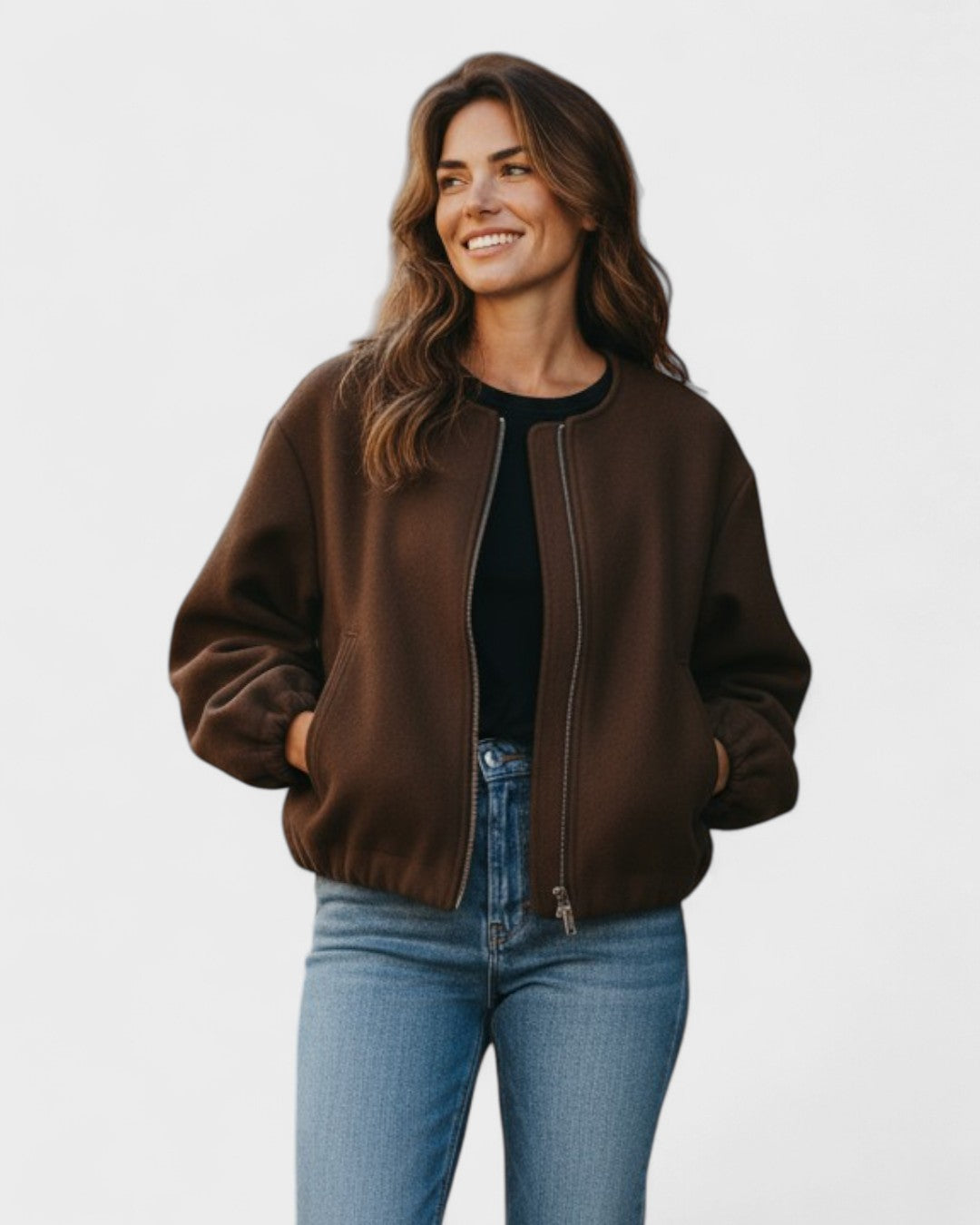 Katrine™ | Casaco bomber curto