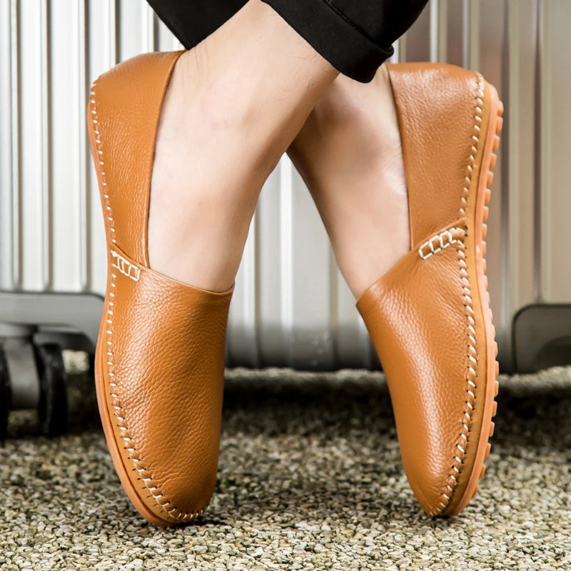 Mocasins de Couro Leves