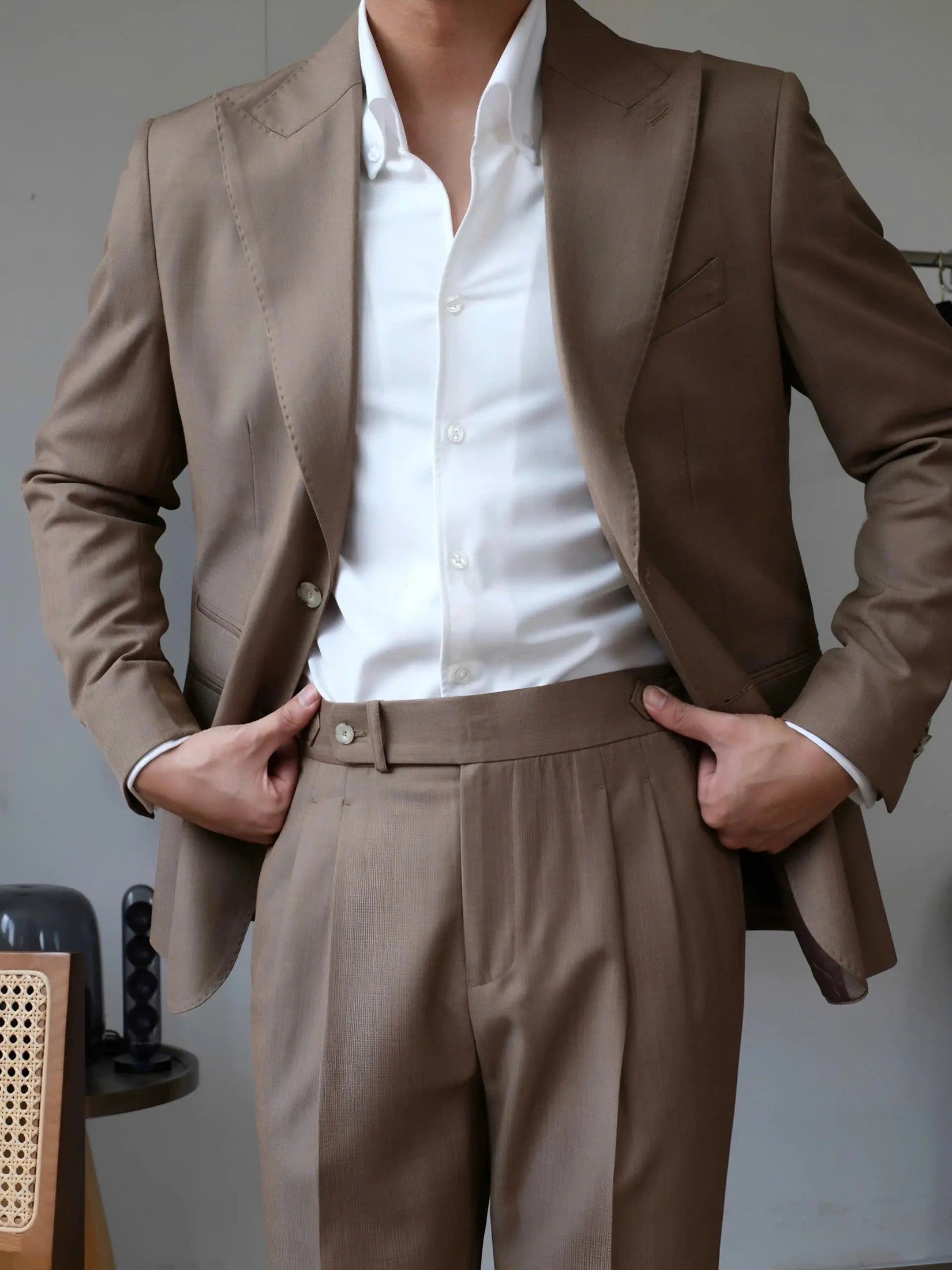 Luca™ | Calças Sidetab Genova