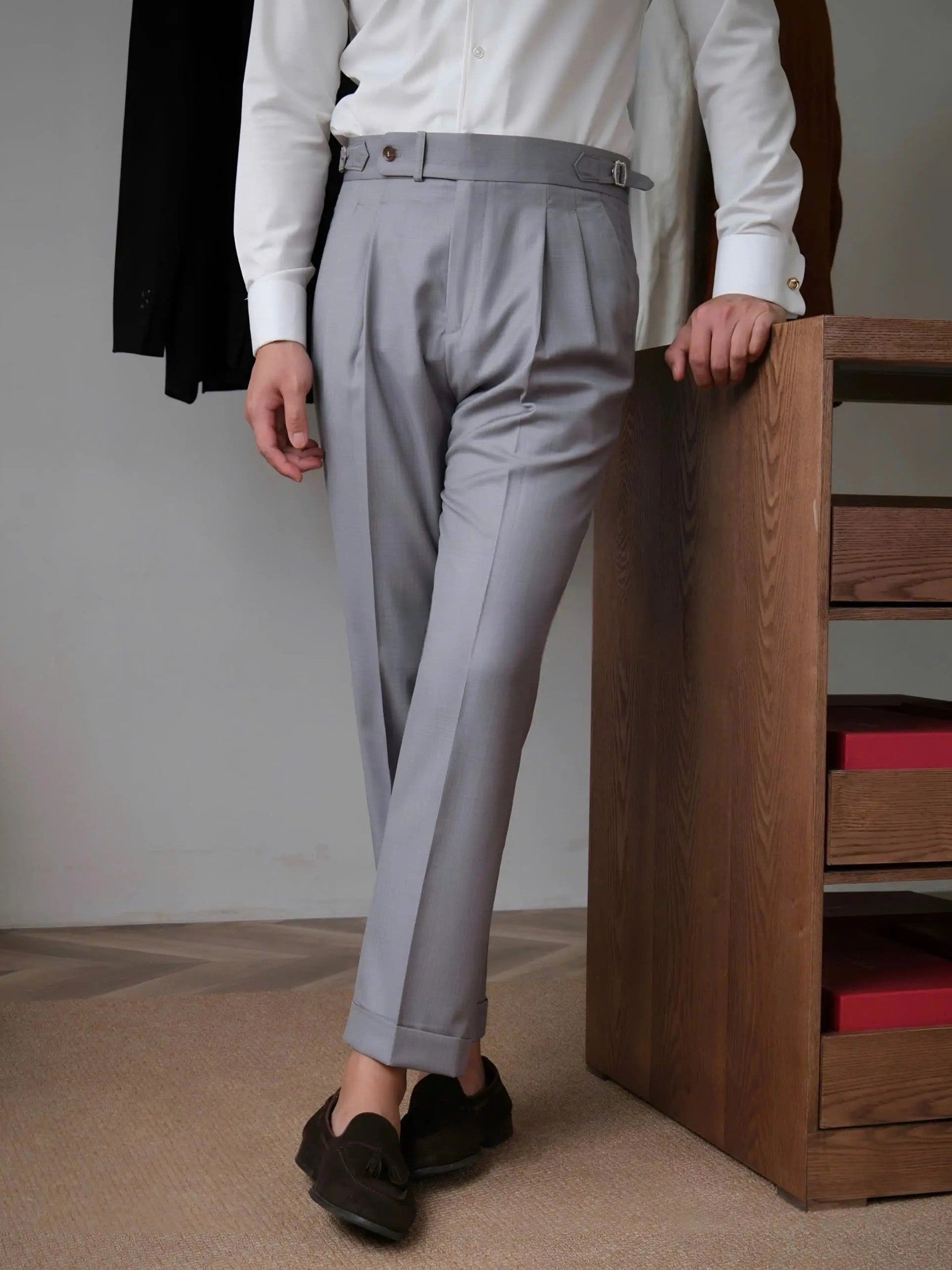 Luca™ | Calças Sidetab Genova