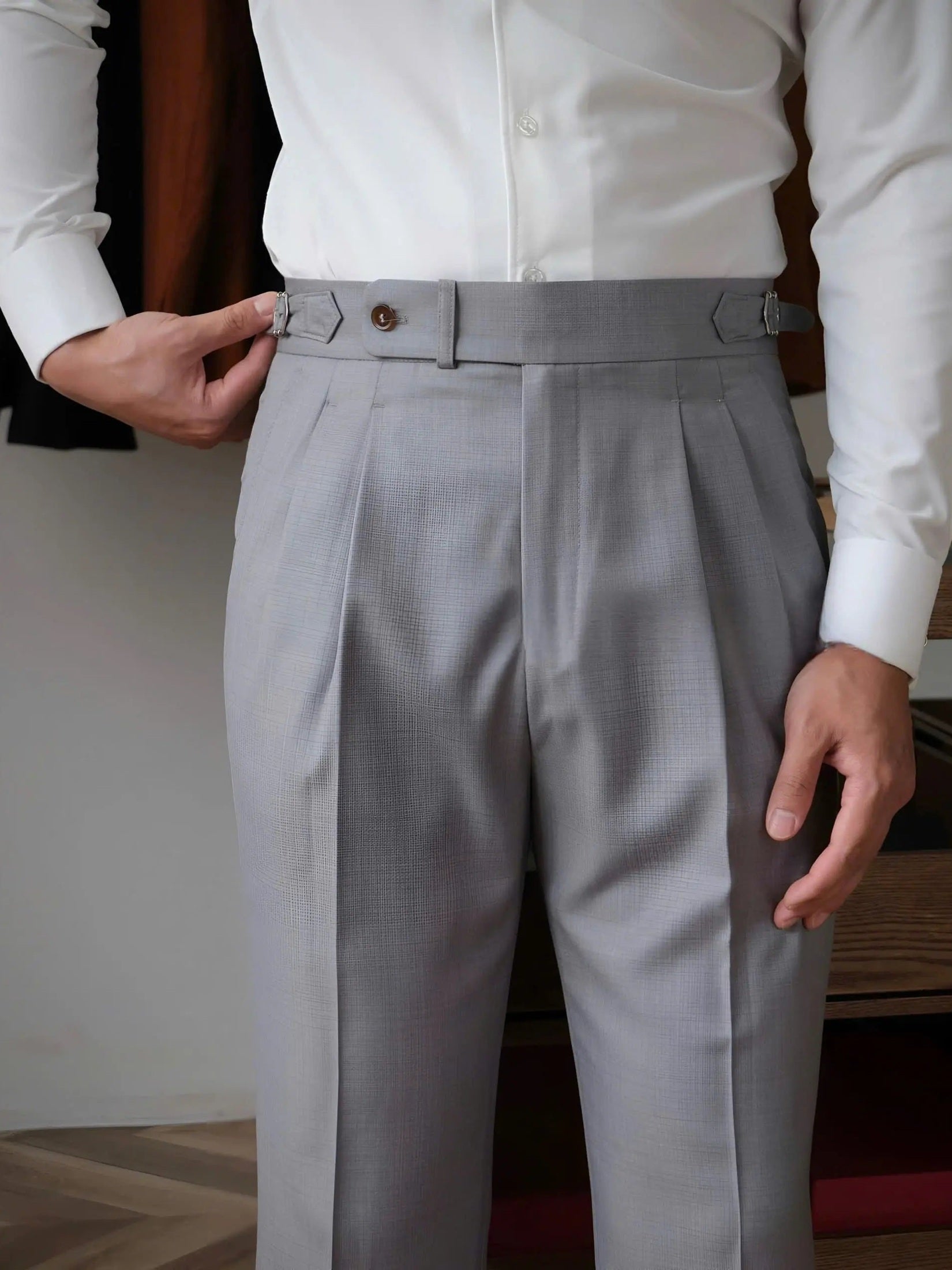 Luca™ | Calças Sidetab Genova