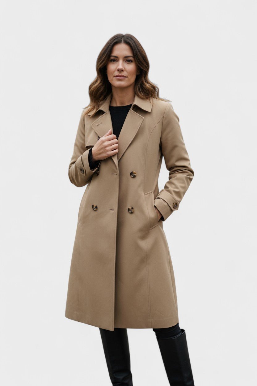 Luisa™ | Trenchcoat elegante em design clássico
