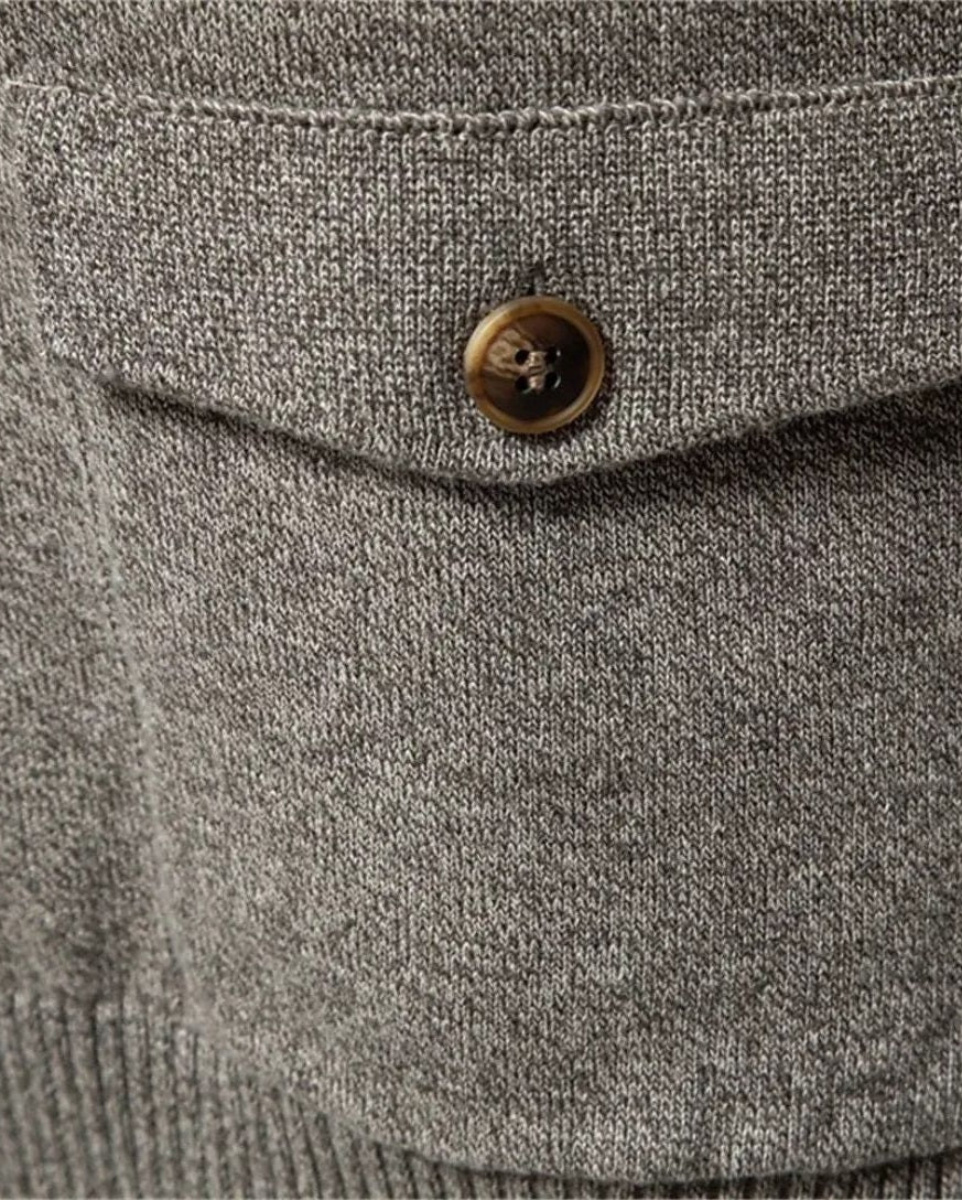 Mads™ | Sweater de Algodão Tricotada