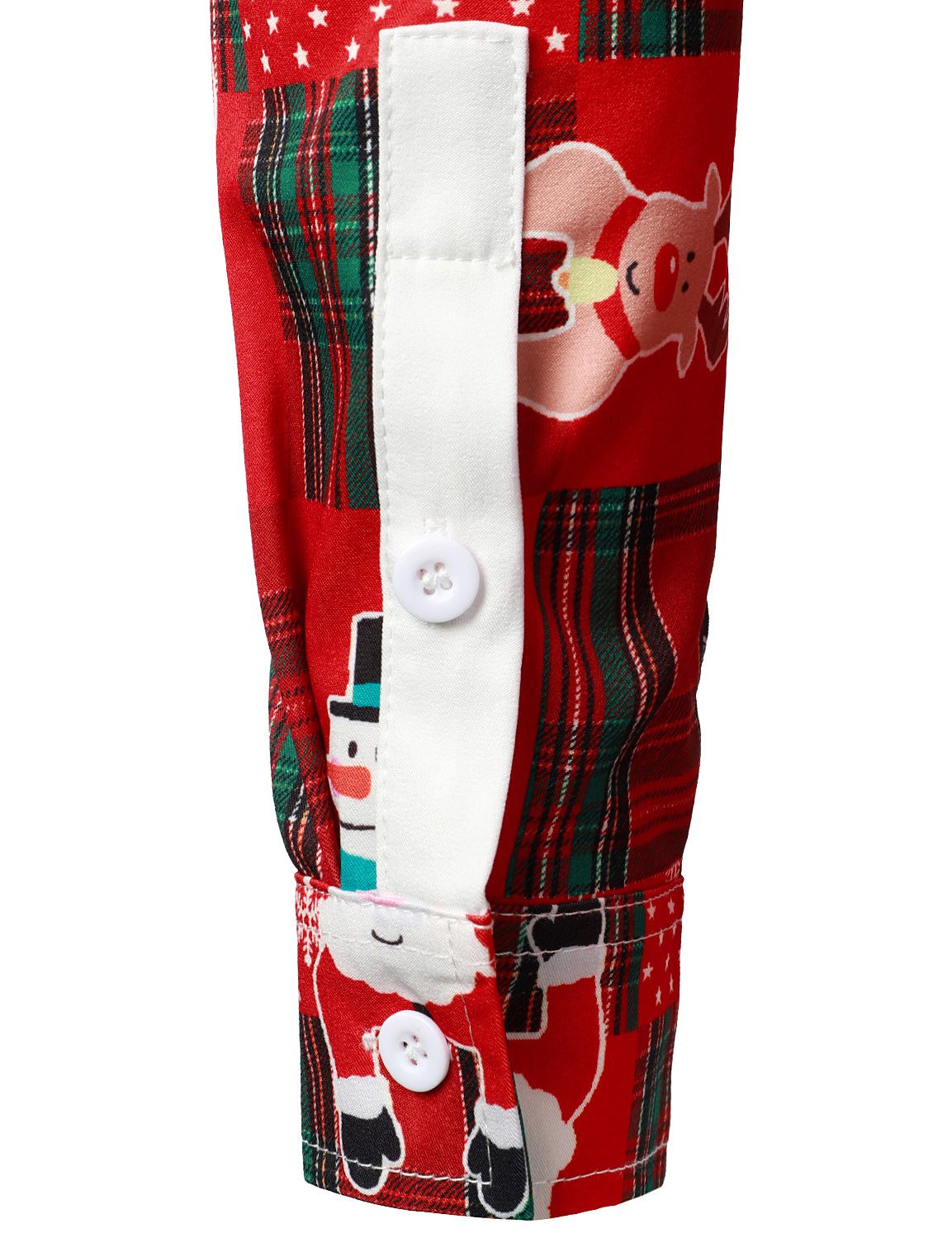 Camisa de Natal Vintage Vermelha para Homens