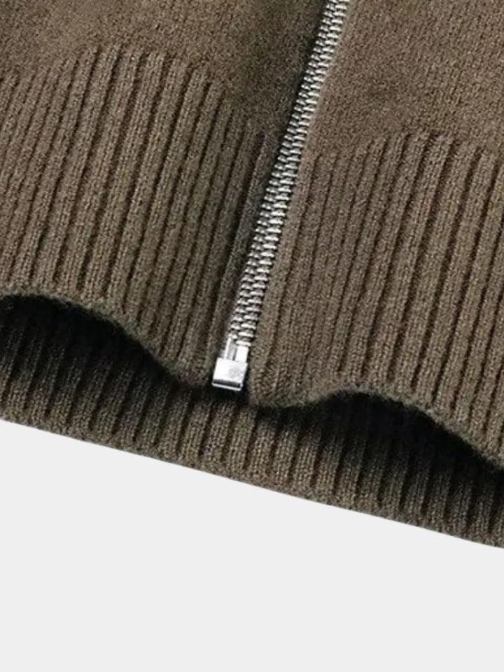 Magnus™ | Sweater de Cashmere com Zíper