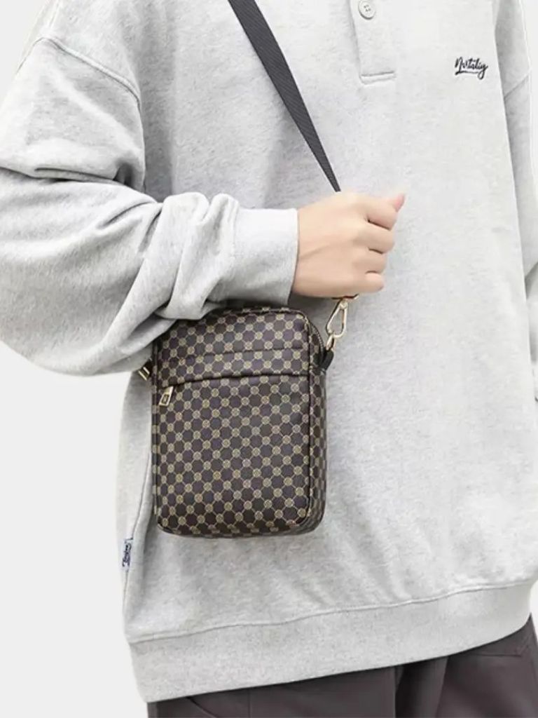 Magnus™ | Mini Bolsa com Padrão Vintage