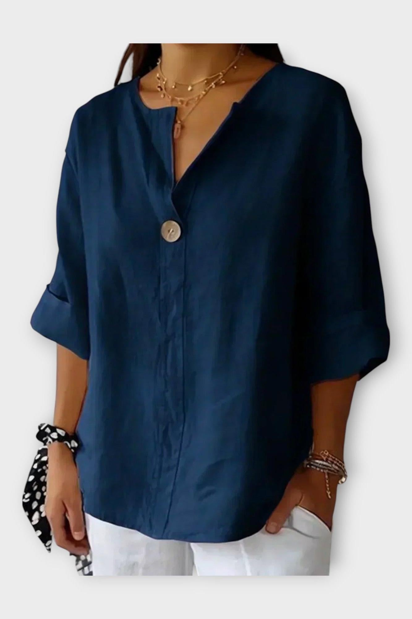 Marie | Camisa de gola em V