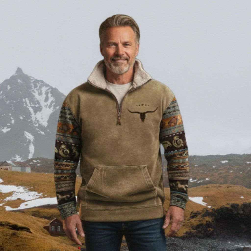Mathis™ | Stylish Half-Zip Winter Sweater