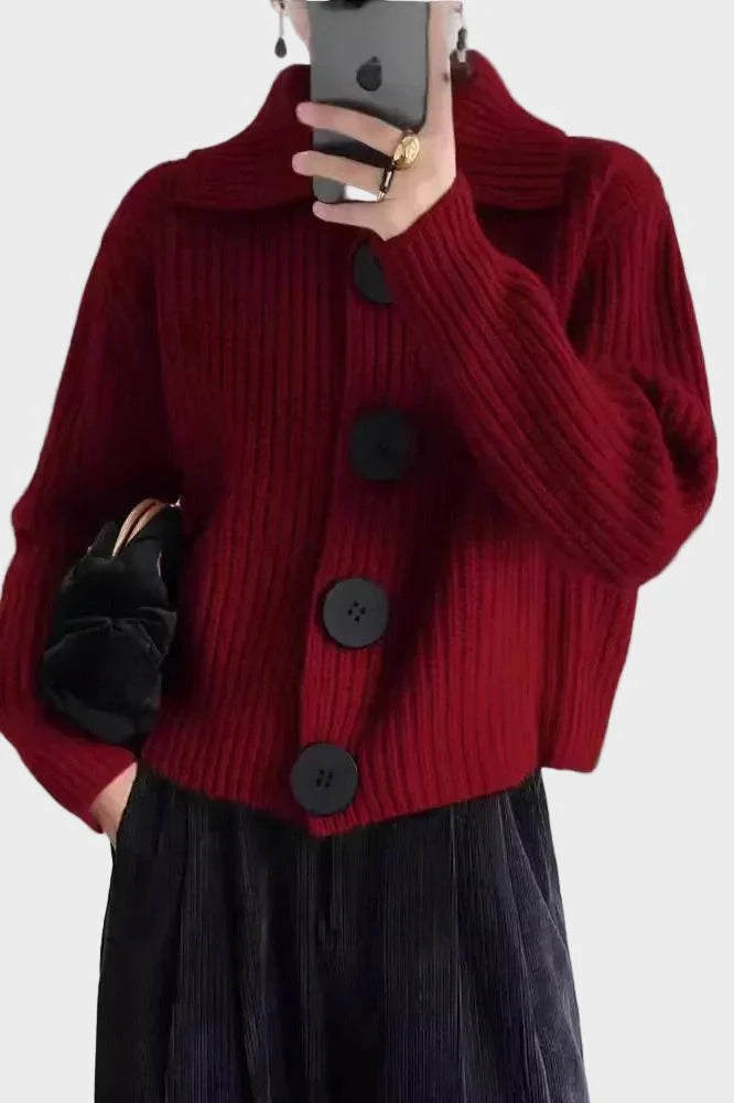 Mille | Cardigan Vermelho