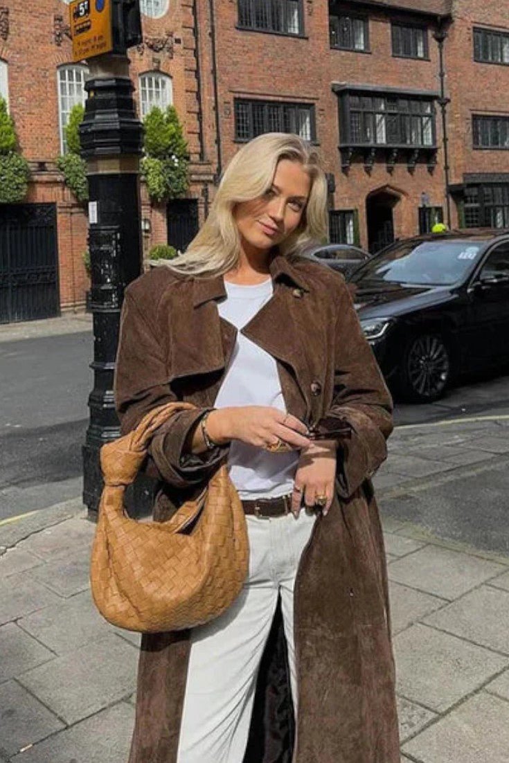 Mille™ | Elegante casaco de camurça