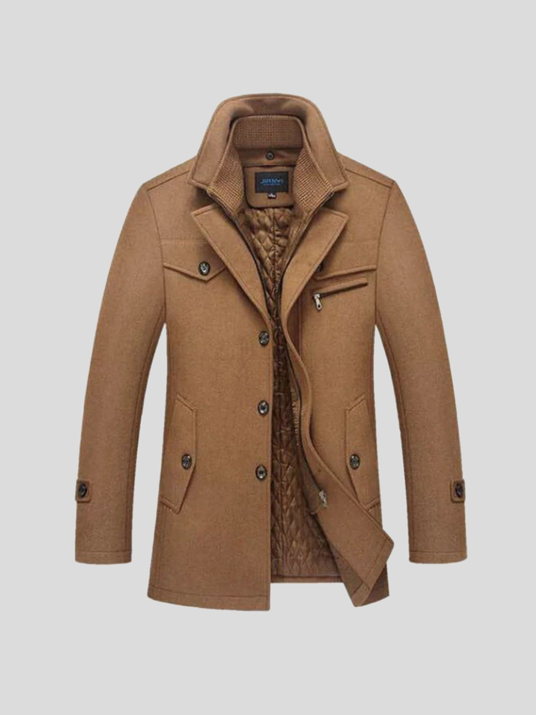 Nikolaj™ | Peacoat clássico de lã