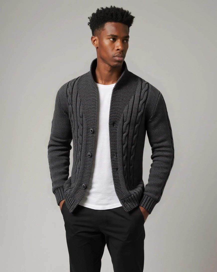 Noah™ | Cardigan Elegante para Homens