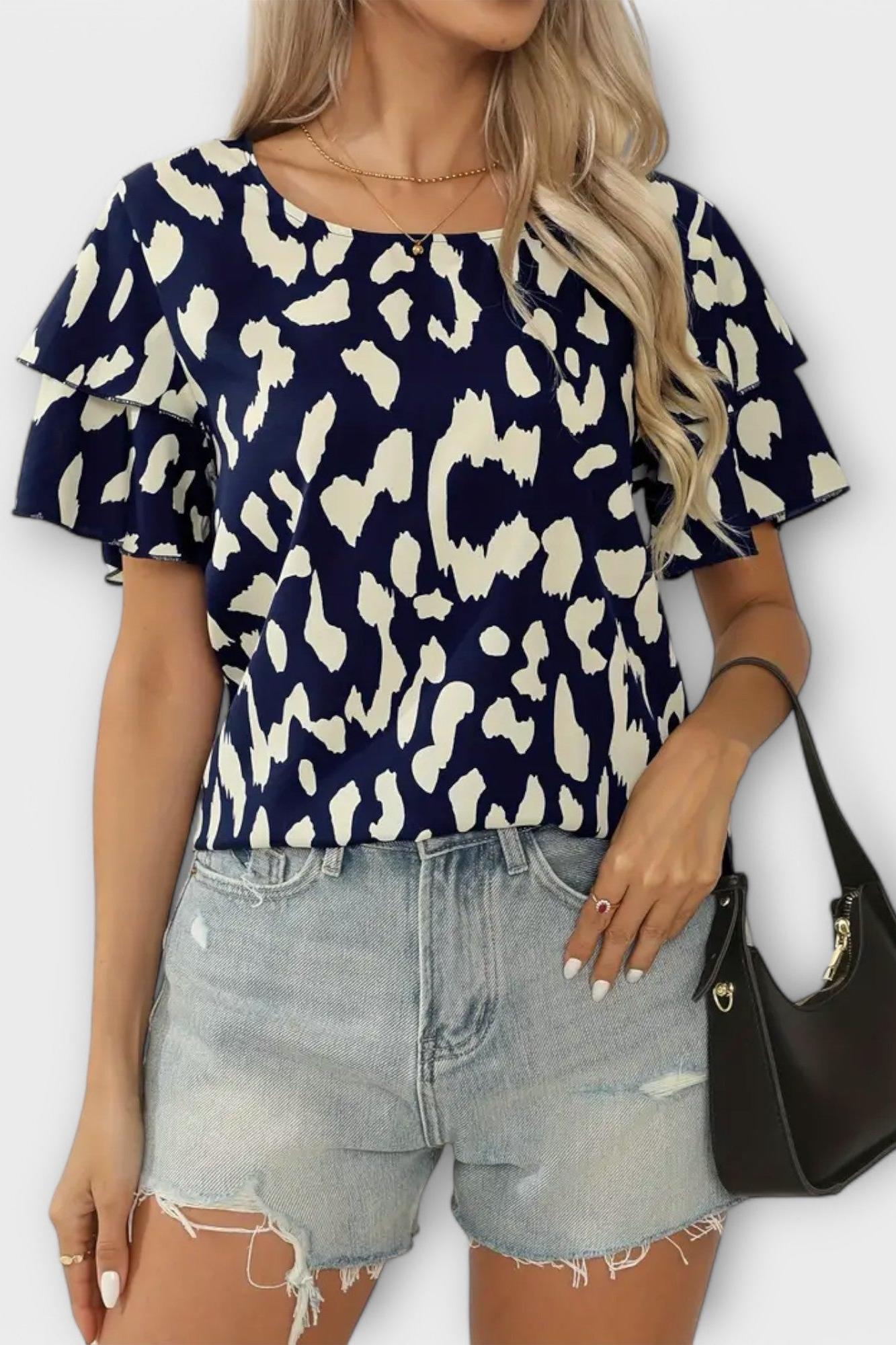 Nora | Top de Leopardo