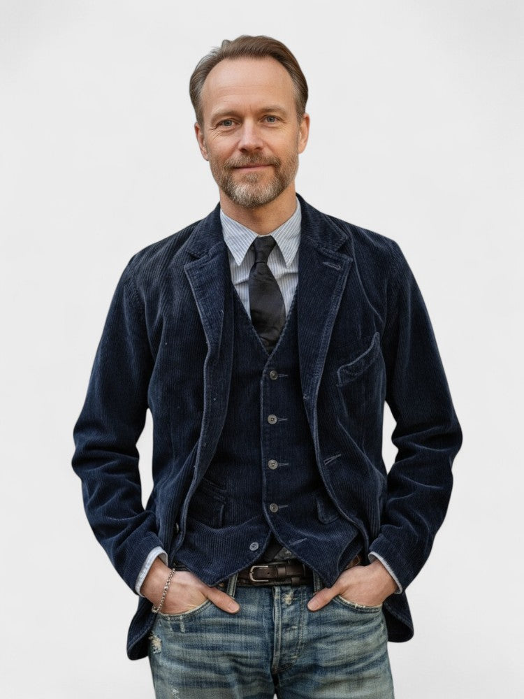 Radek™ | Casaco e colete vintage