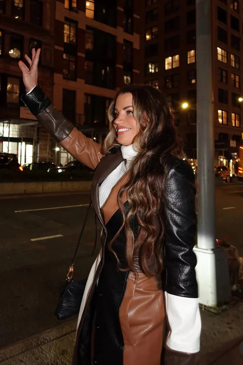 Solveig | Trenchcoat em Patchwork