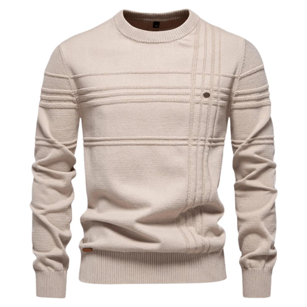 Burkhard™ | Pullover elegante para homem com design de losangos