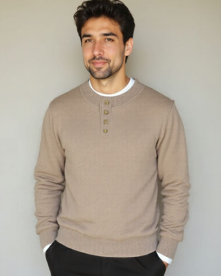 Valdemar™ | Casaco de Malha com Cinto