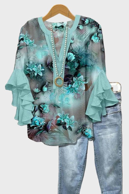 Viola | Blusa Turquesa