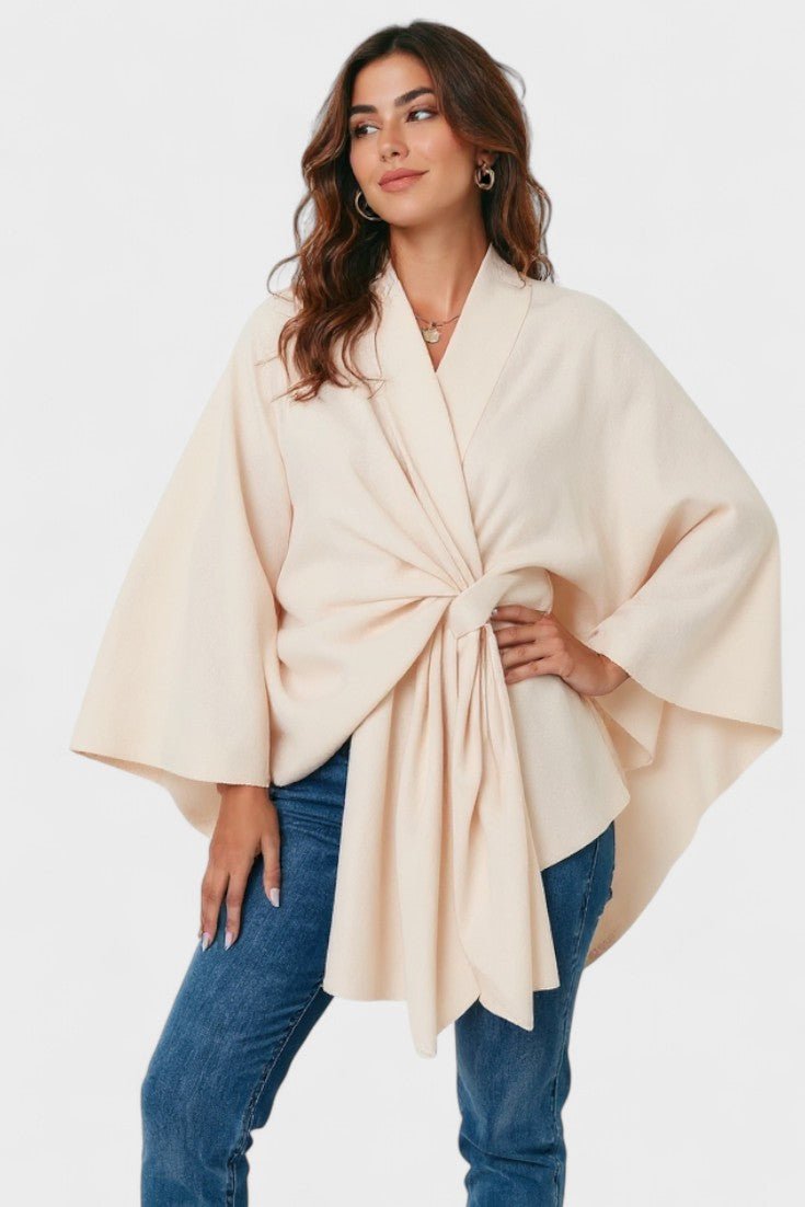 Yvette | Poncho Draperet Elegante