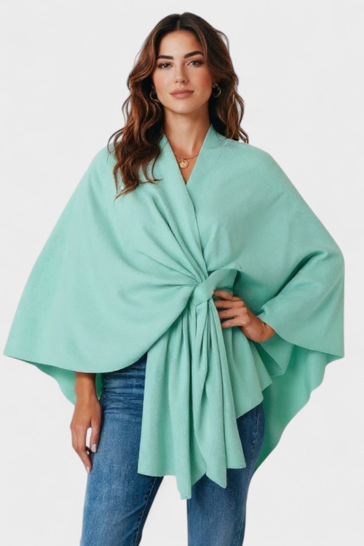 Yvette | Poncho Draperet Elegante