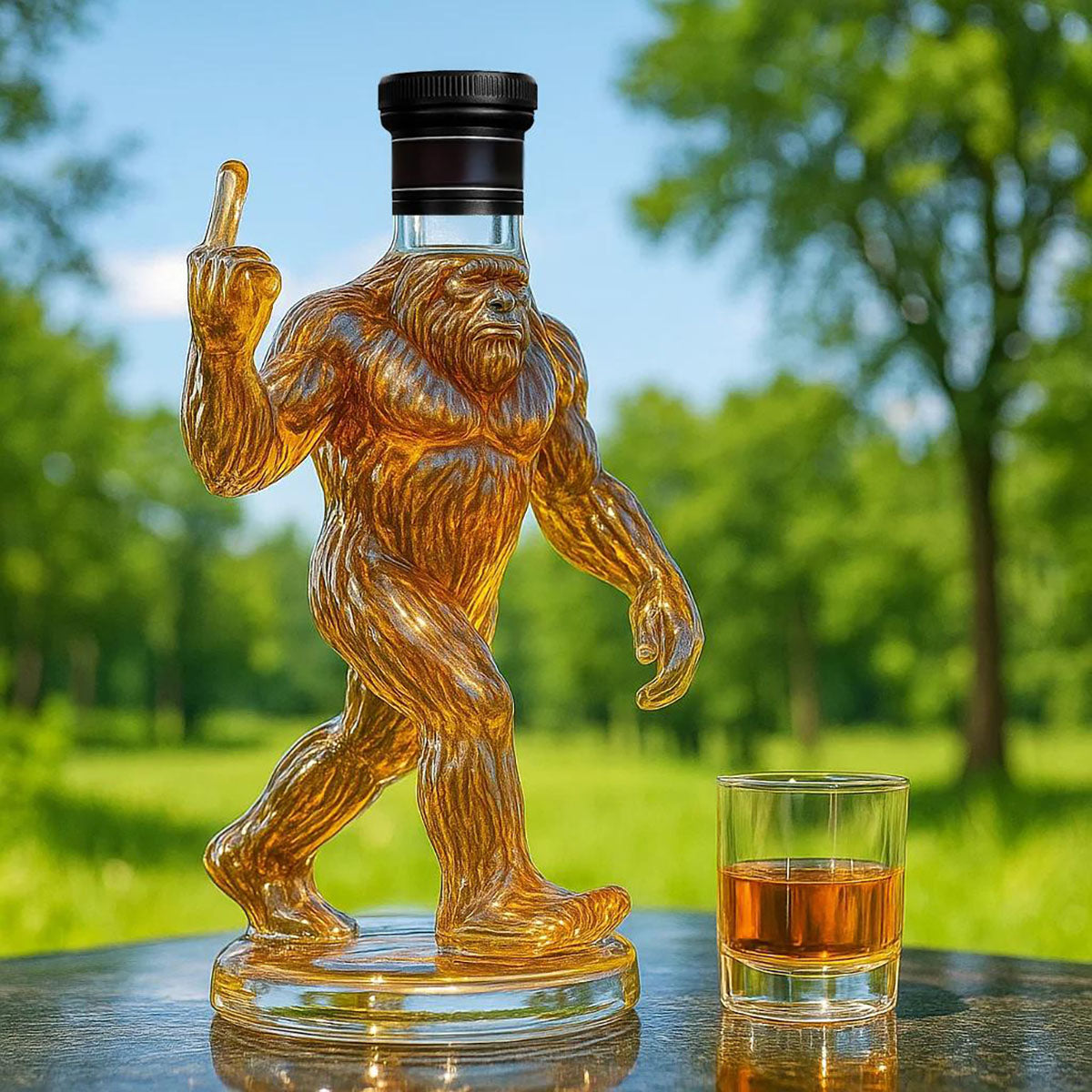 Bigfoot | Garrafa de Whisky Engraçada do Bigfoot