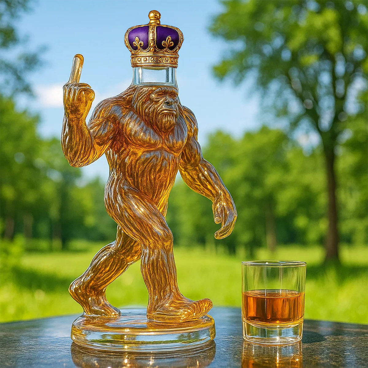 Bigfoot | Garrafa de Whisky Engraçada do Bigfoot