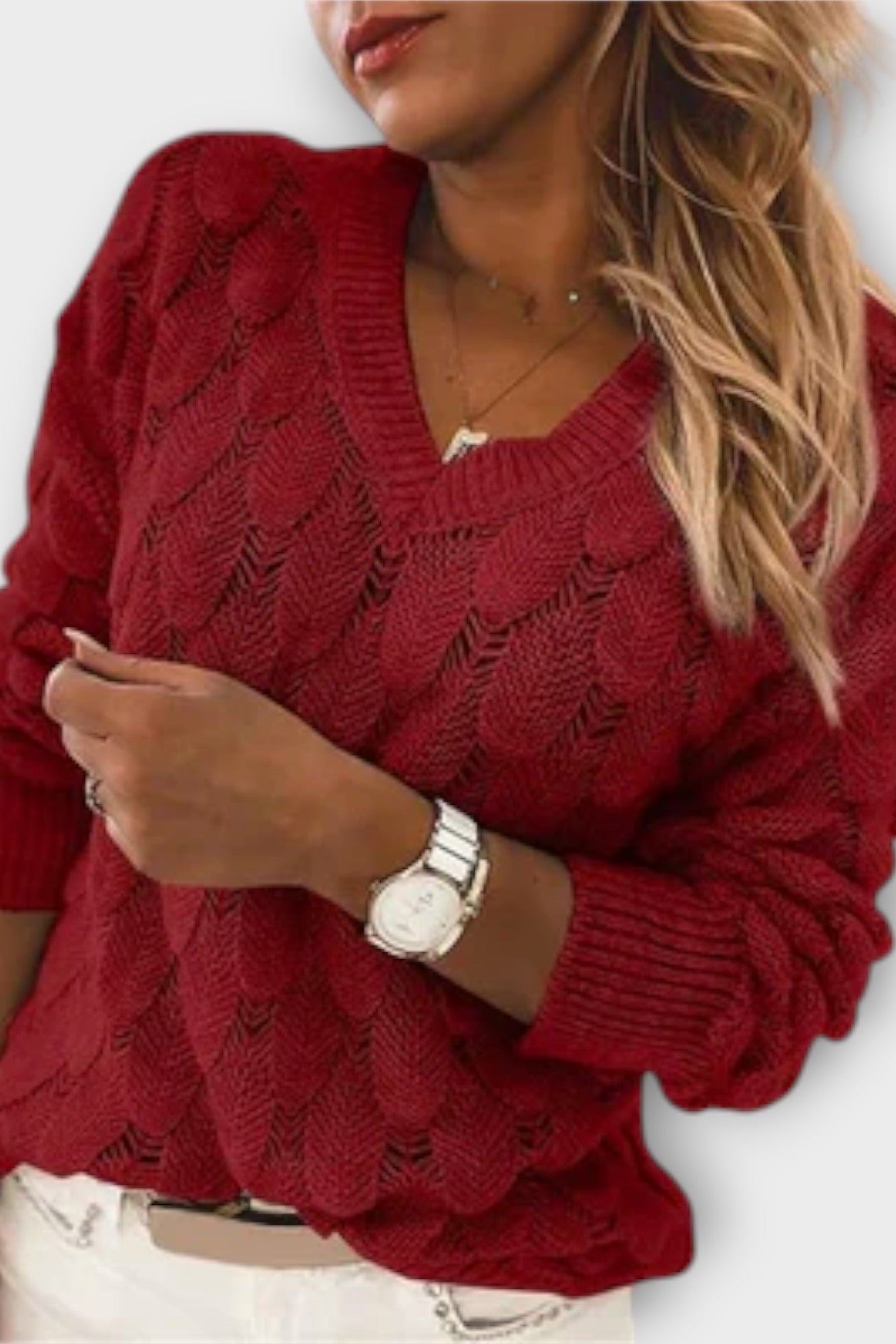 Agnes | Pullover de Decote em V