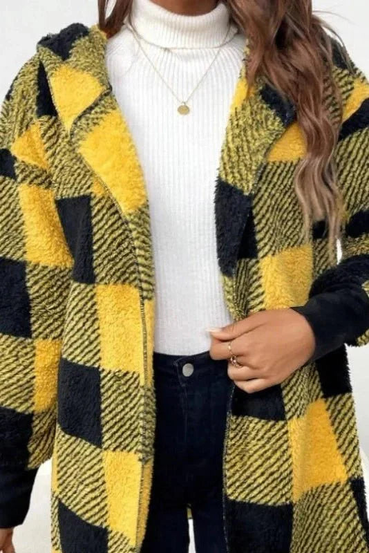 Alberte | Sweatshirt com Capuz Xadrez