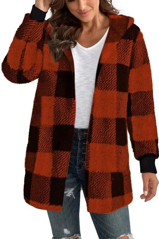 Alberte | Sweatshirt com Capuz Xadrez