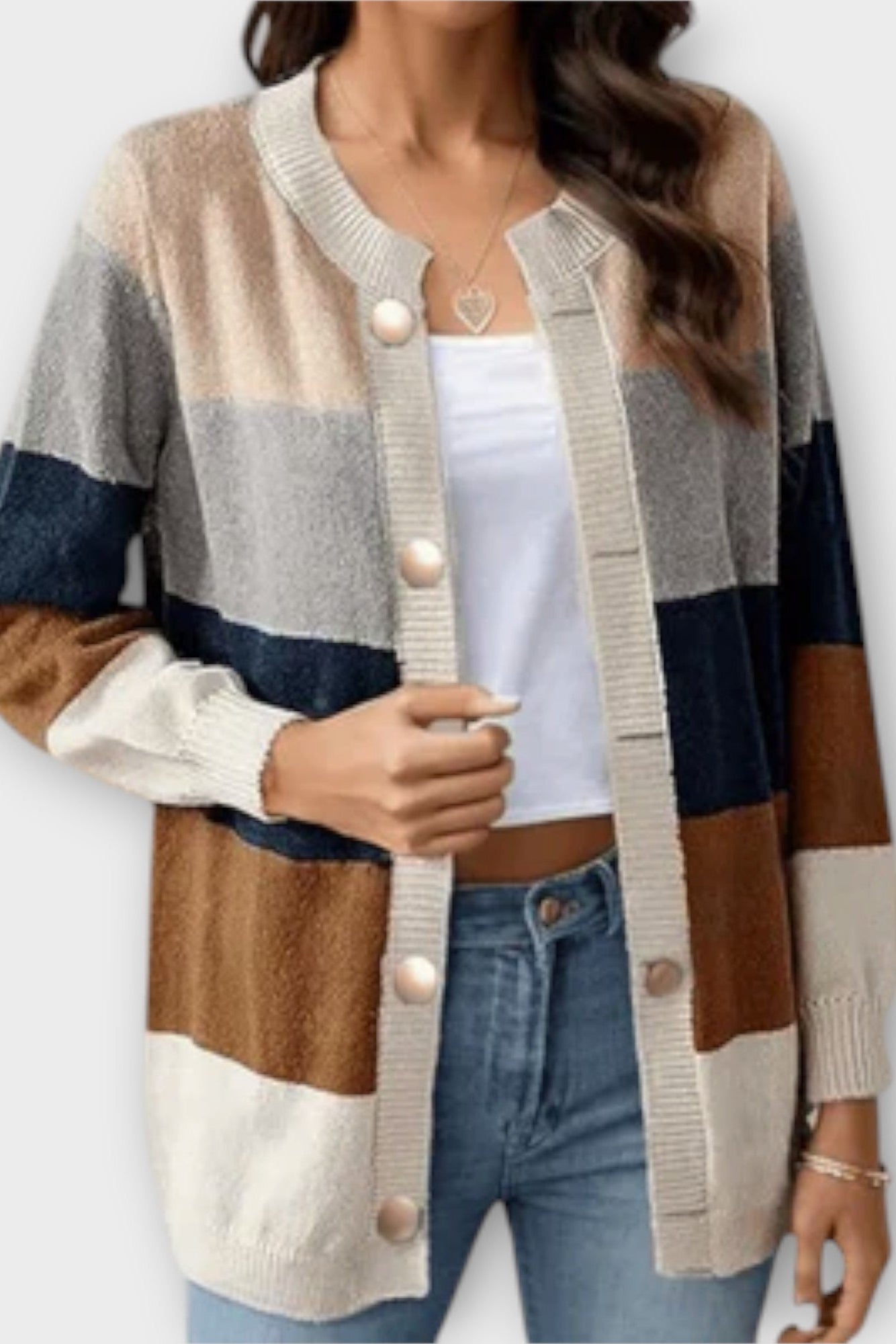 Amalie | Cardigan Listrado