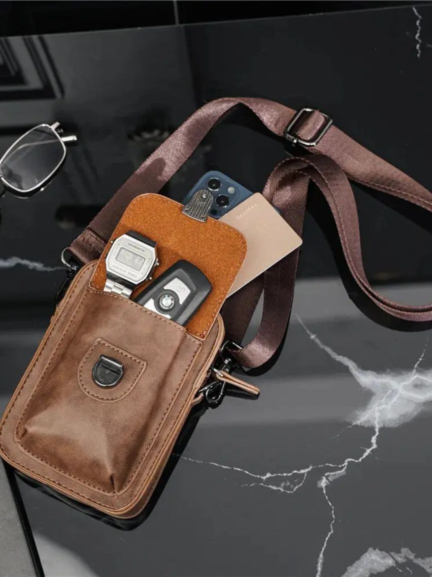 Anton™ | Mini Vintage Mala de Ombro