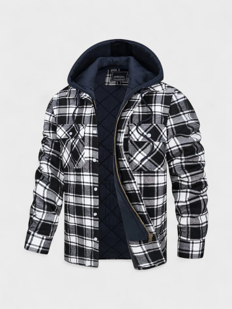 Asger™ | Casaco Masculino Quente em Mistura de Lã Premium