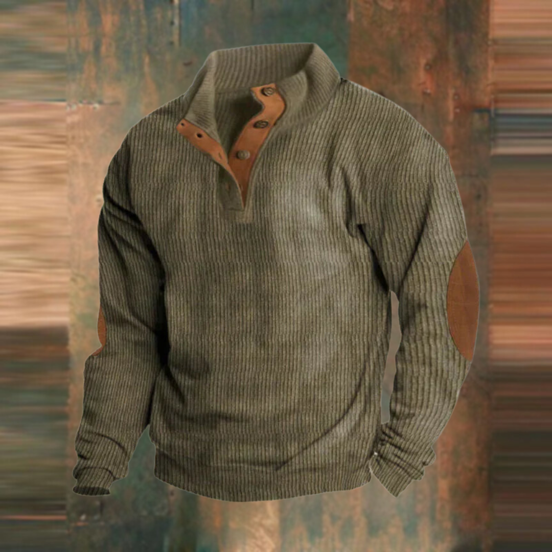 Aubin™ | Stylish Ribbed Sweatshirt