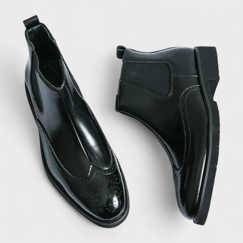 Dwight™ | Botas Chelsea em Couro Sintético