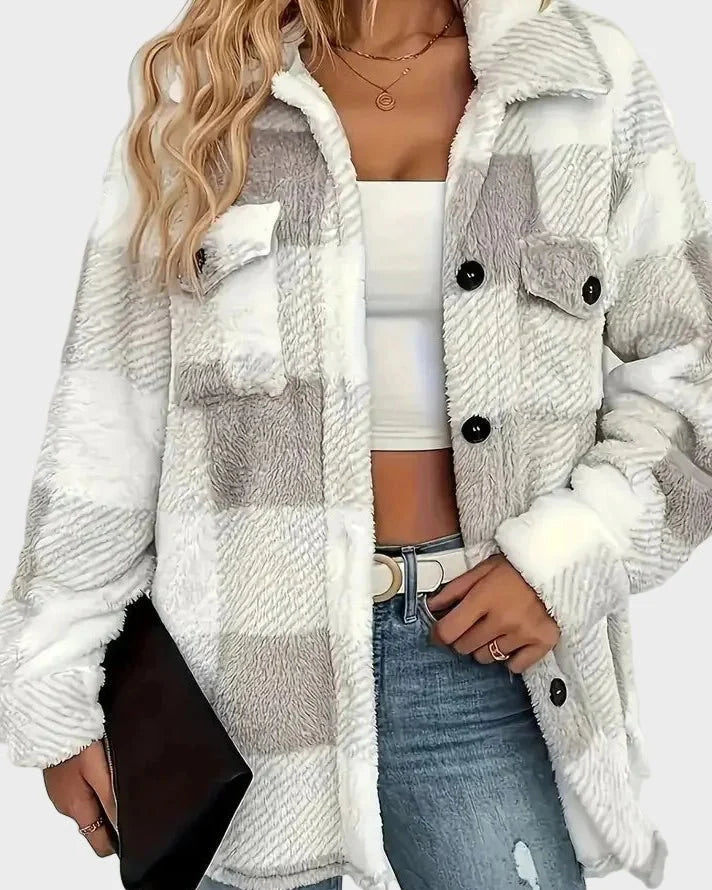 Gitte | Casaco de fleece elegante